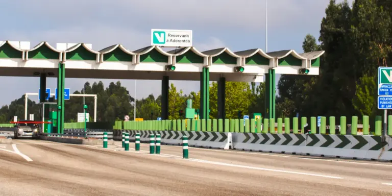 Toll Road In Portugal